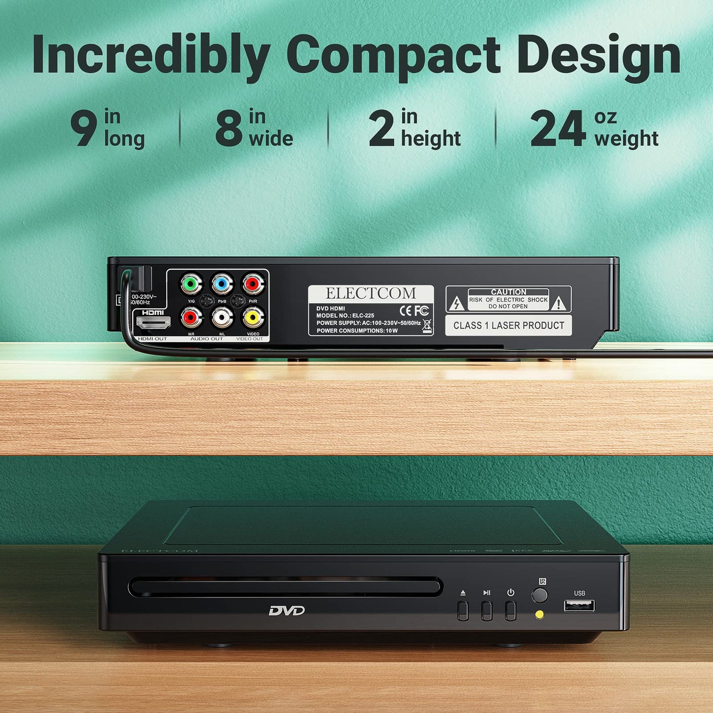 ELECTCOM PRO HDMI DVD PLAYER ORIGINAL